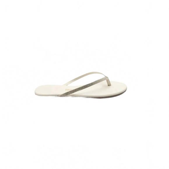 NEW TKEES women's infinity lily slide in cream - Picture 1 of 6